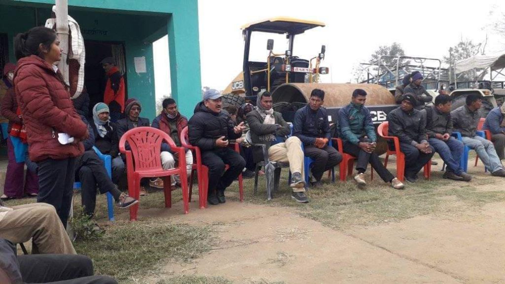 लालझाडीमे मुख्यमन्त्री नमुना कृषि समन्वय समिति गठन