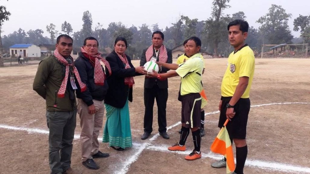लालझाडीमे १६ औँ संस्करणको फुटबल प्रतियोगिता सूरु