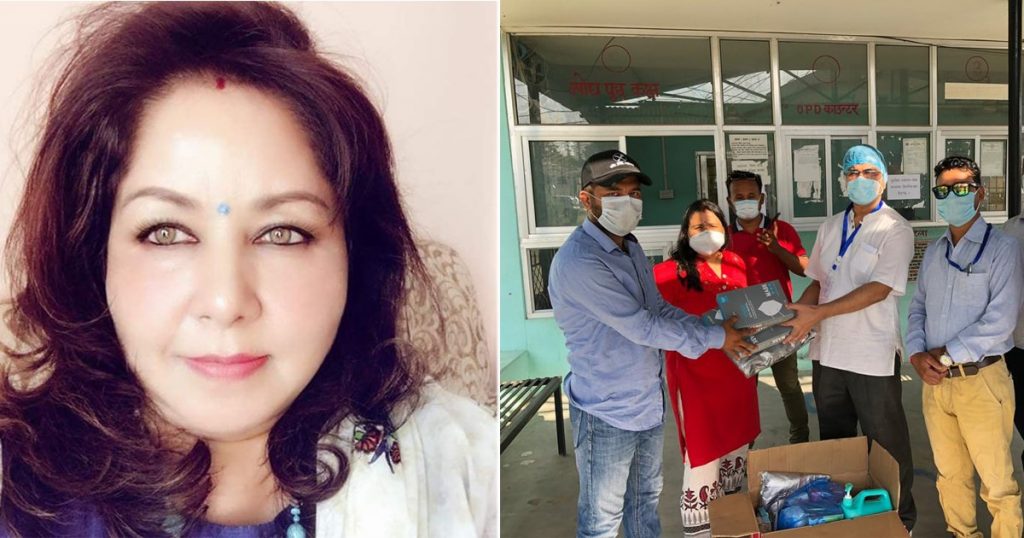 डा.आरजु देउबाद्धारा सेती प्रादेशिक अस्पतालको प्रसुति गृहलाई स्वास्थ सामाग्री हस्तान्तरण ।