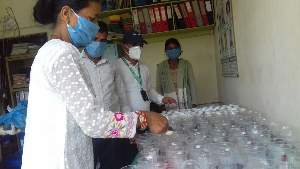 दाइजो कृषि सहकारी संस्थाको समन्वयमा निशुल्क माटो परिक्षण ।