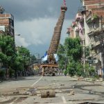 प्रहरीले स्थानियलाई रथ तान्न रोकेपछि झडप