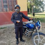 लालझाडिमा हेल्मेट लगाऊ अभियान