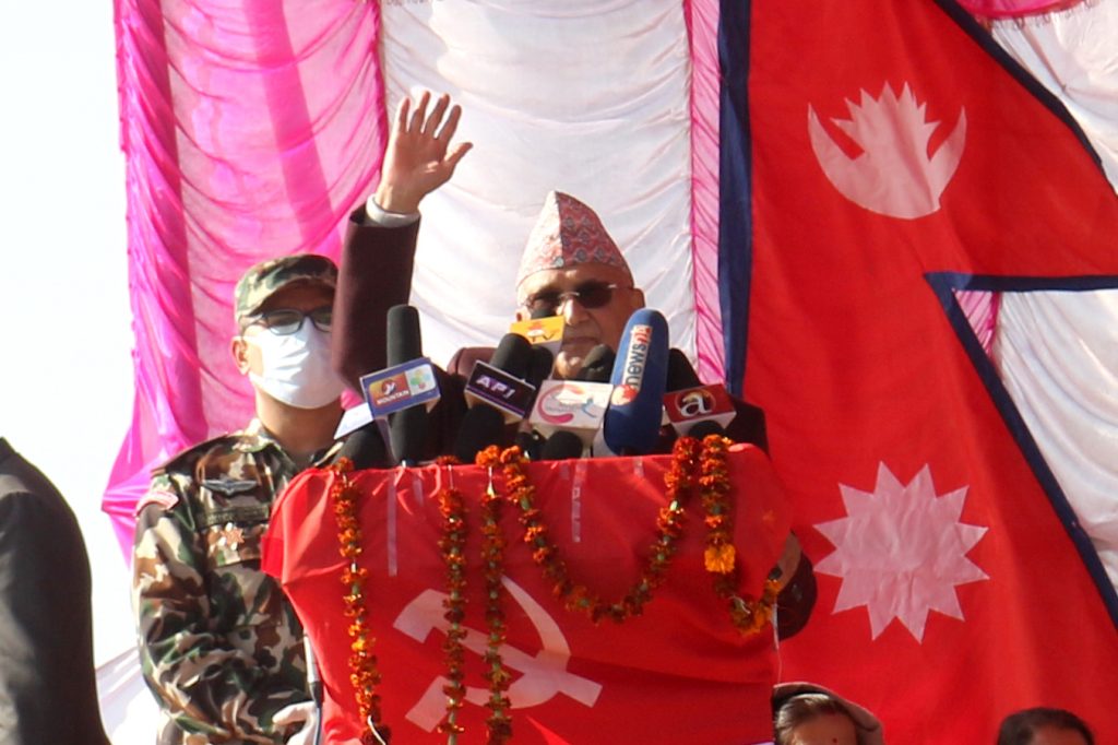 नेकपा आफ्ना नातेदारको पार्टी होइनः प्रधानमन्त्री ओली