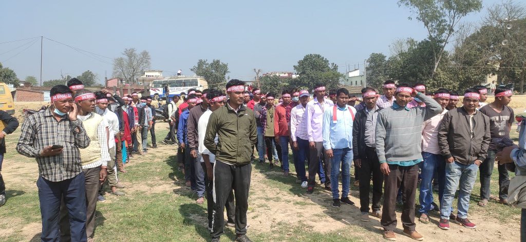 थरुहट थारुवान विशेष राष्ट्रिय सम्मेलनमा एक हजार युवा मार्चपासमा उत्रिने