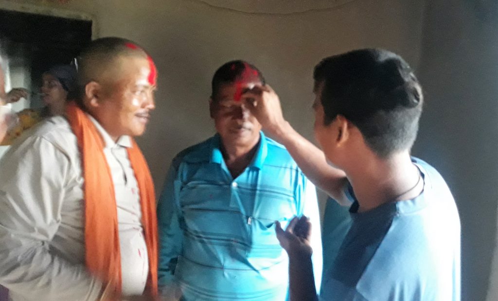 असैना गाँवमे पाँच सदसिय भलमन्सा संघर्ष समिति निर्माण