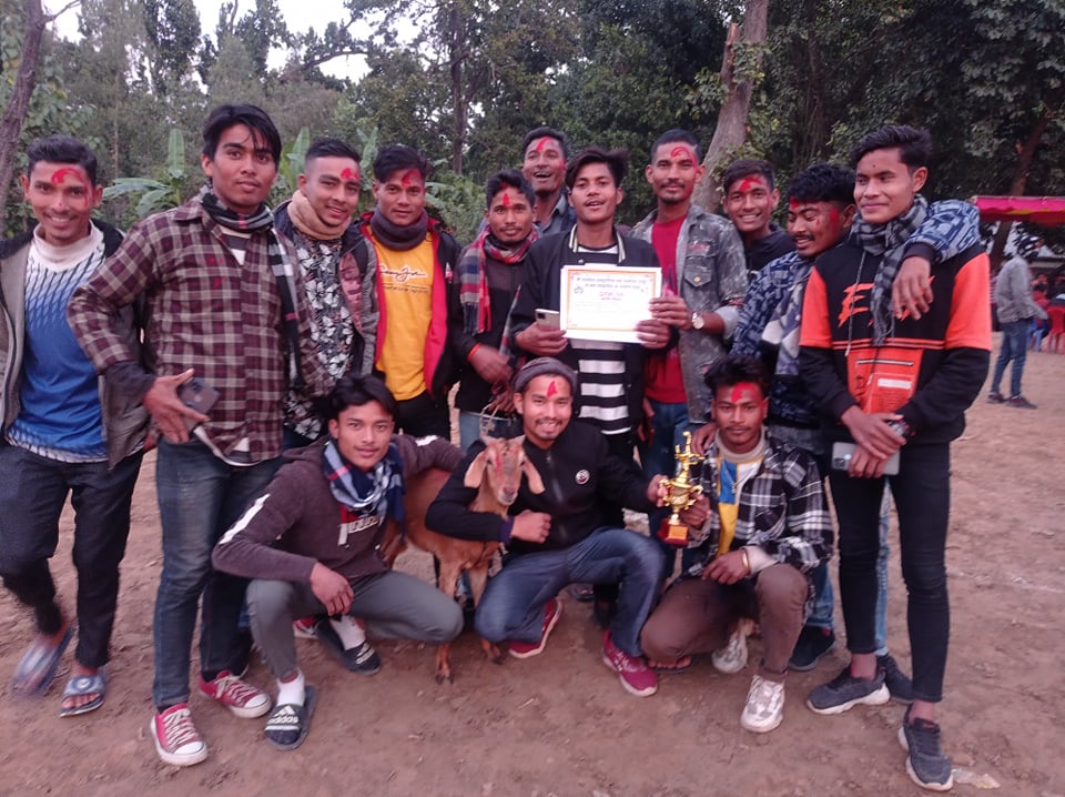 लालझाडीमा “खशी कप” फुटबाल प्रतियोगिता  संम्पन्न