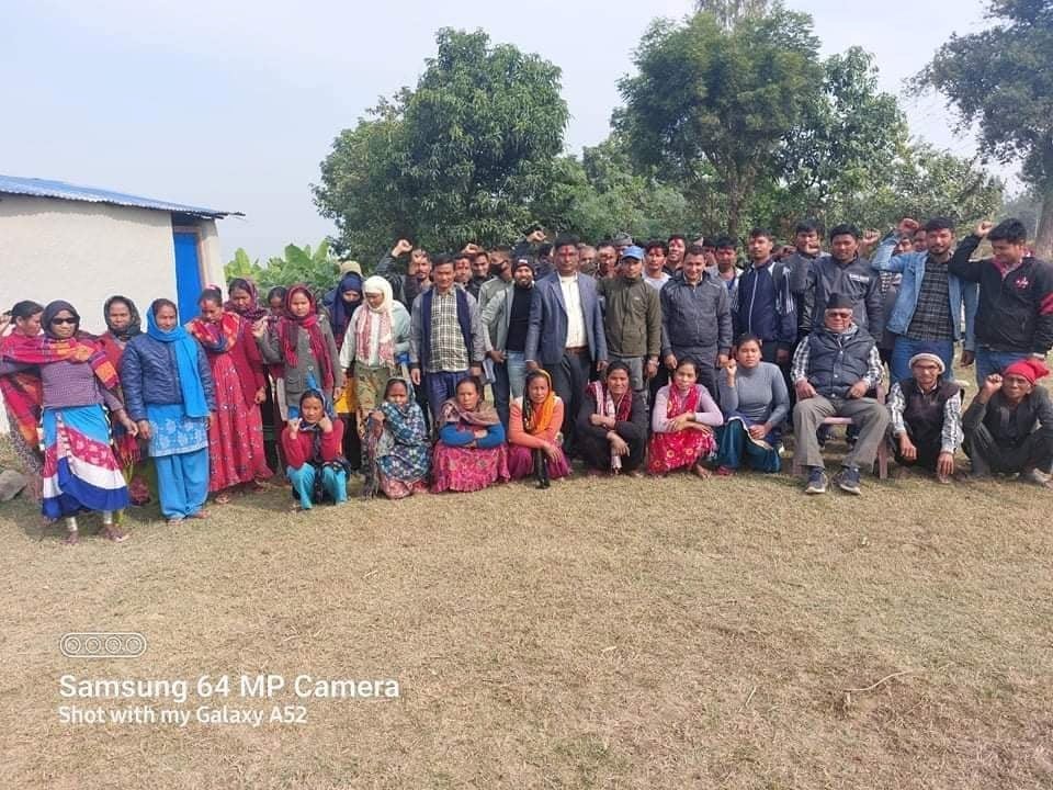 लालझाडीमा  समाजबादीको वाड अधिबेसन संम्पन्न