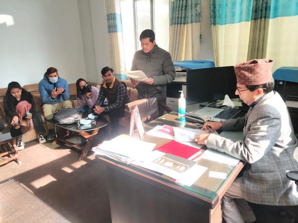 नेपाल रानाथारु समाजले सत्य तथ्याङ्कका लागि  केन्द्रीय तथ्याङ्क बिभाग लाई  ध्यानाकर्षण पत्रा