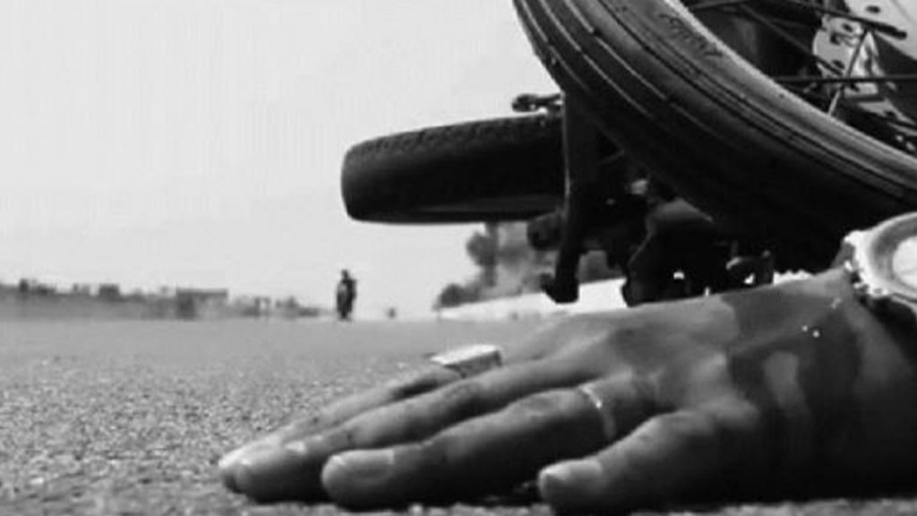 मोटरसाइकल दुर्घटना हुँदा एक जनाको मृत्यु