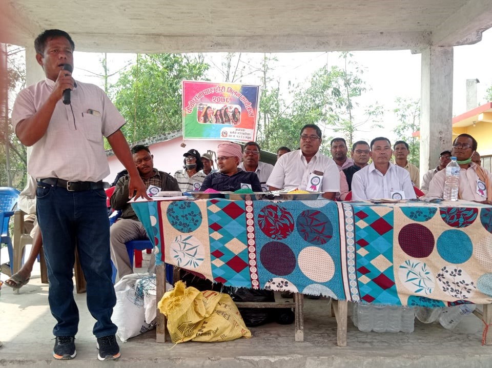 बेलौरीमे चौथो रानाथारु होरी मिलन कार्यक्रम निभटो