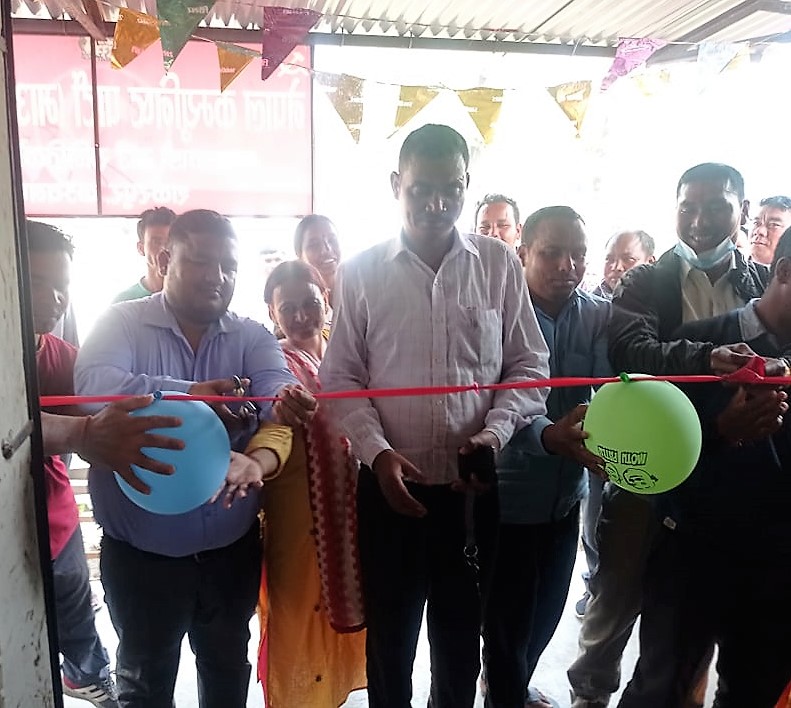 माओवादी केन्द्र लालझाडीको पाटी कार्यलय उदघाटन