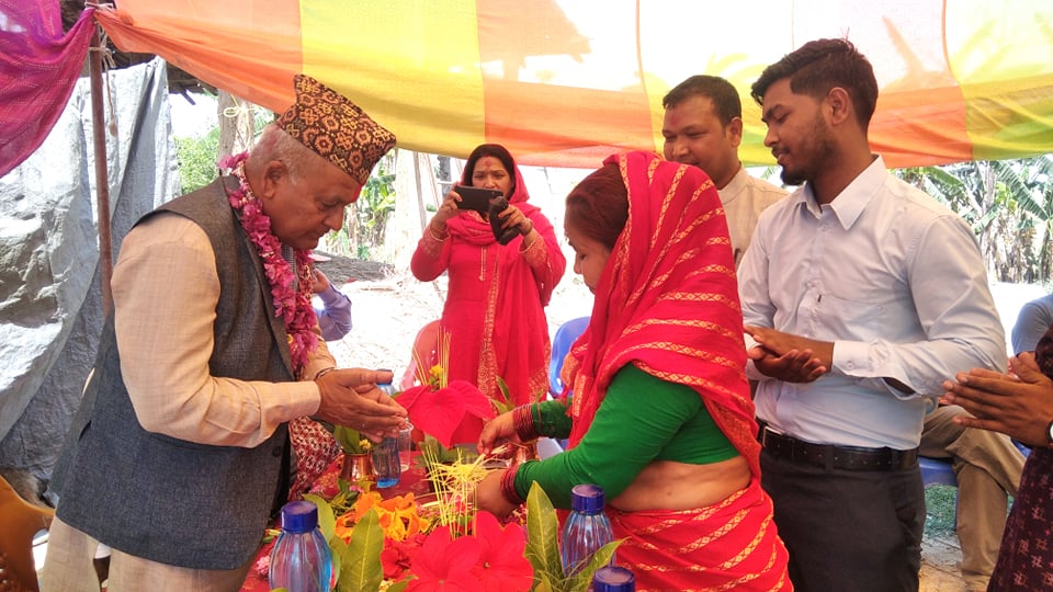 सामाजिक बिकास राज्यमन्त्री रैका लाई गोदबारीमा अभिनन्दन