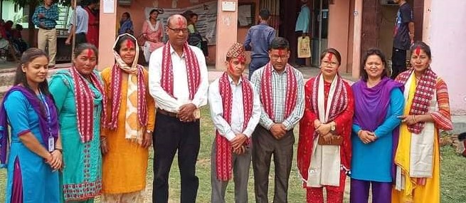 बेलौरी नगरपालिका वडा नं. ४ मे पदभार ग्रहण करीं