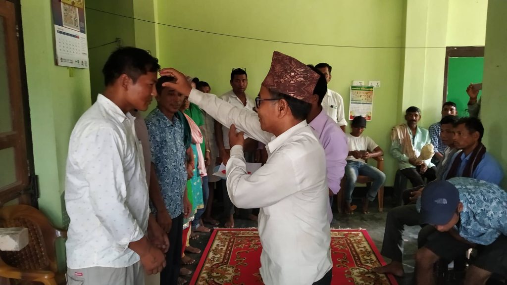 नगर वडघर औ भलमन्सा समितिके भलमन्सामे वचन सिह राना