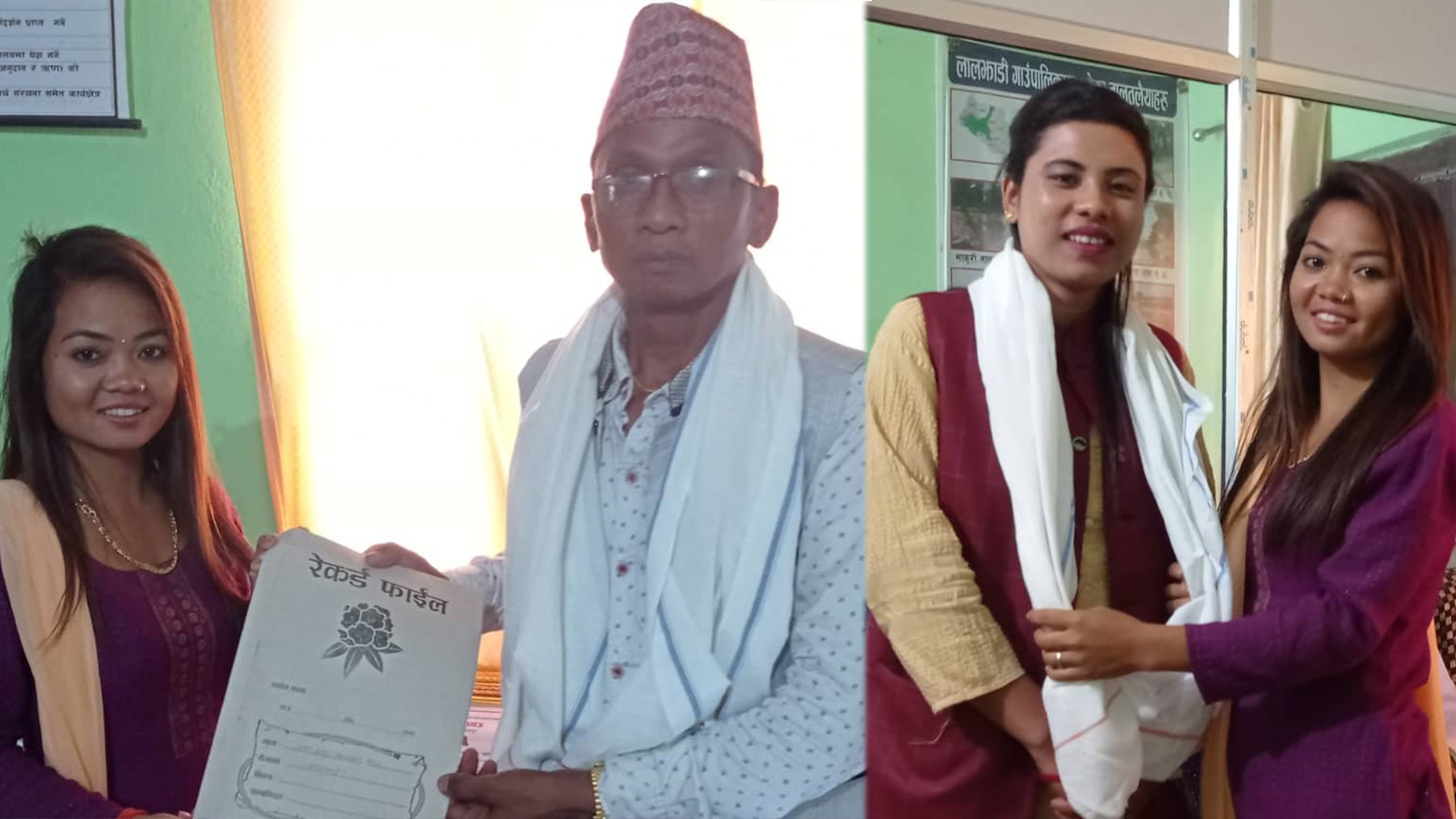 राना थारू कलाकार मंच द्वारा लालझाडीमा आफ्नो माग पत्र बुझाइयो