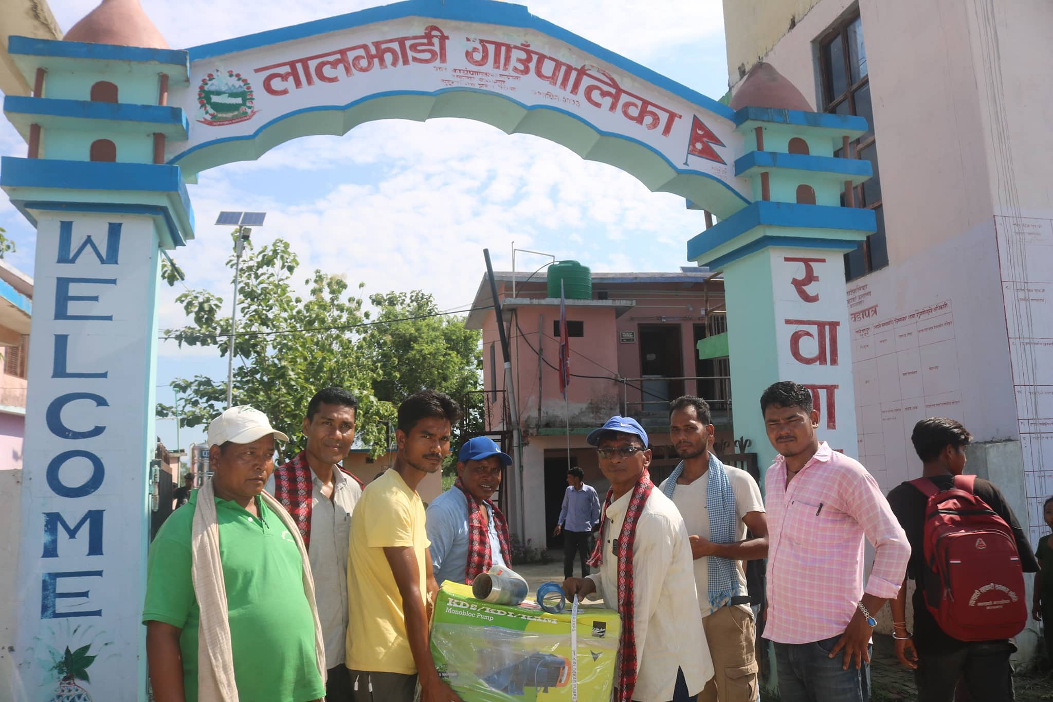 लालझाडीमा मुख्यमंत्री नमूना कृषि गाउ उखुको सार्बजनिक सुनुवाई तथा कृषियन्त्र उपकरण हस्तांतरण