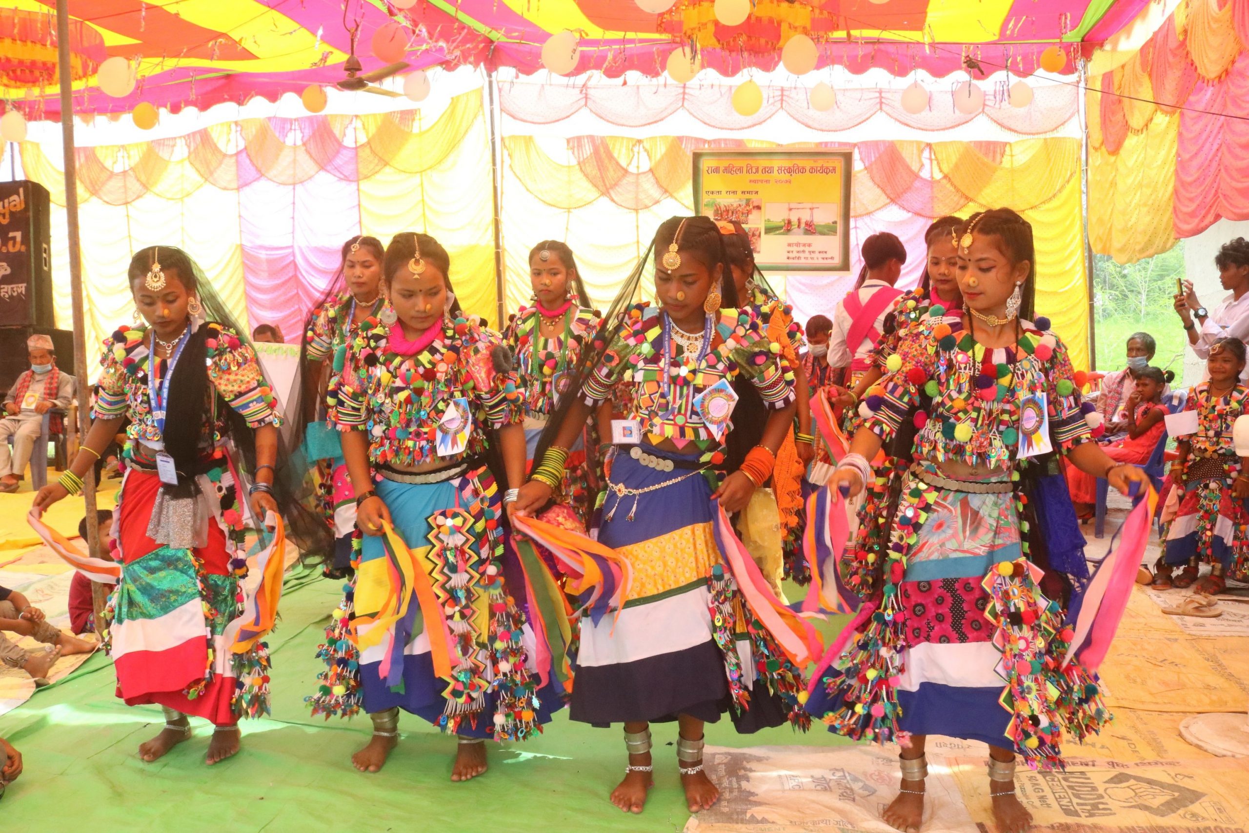 बेलडाँडीमे बृहत तिज कार्यक्रम