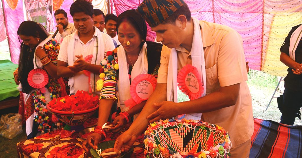 बेली गाउँमा तिज मिलन कार्यक्रम सम्पन्न