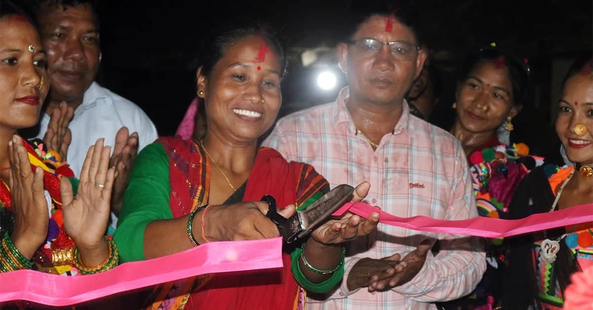 धनगढीक उपप्रमुख कन्दकला राना करीहए सामनको डोलाक उदघाटन