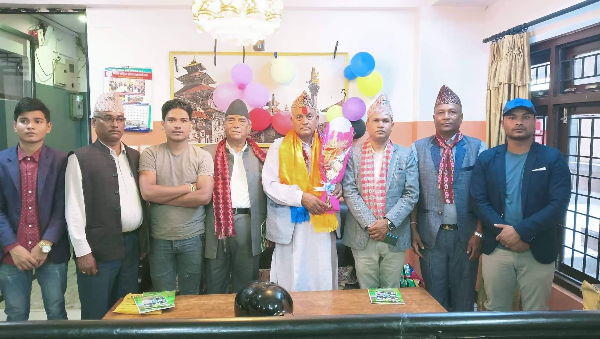 राज्य मन्त्री रैकाके काठमाडाैँमे सम्मान, अभिनन्दन करीँ