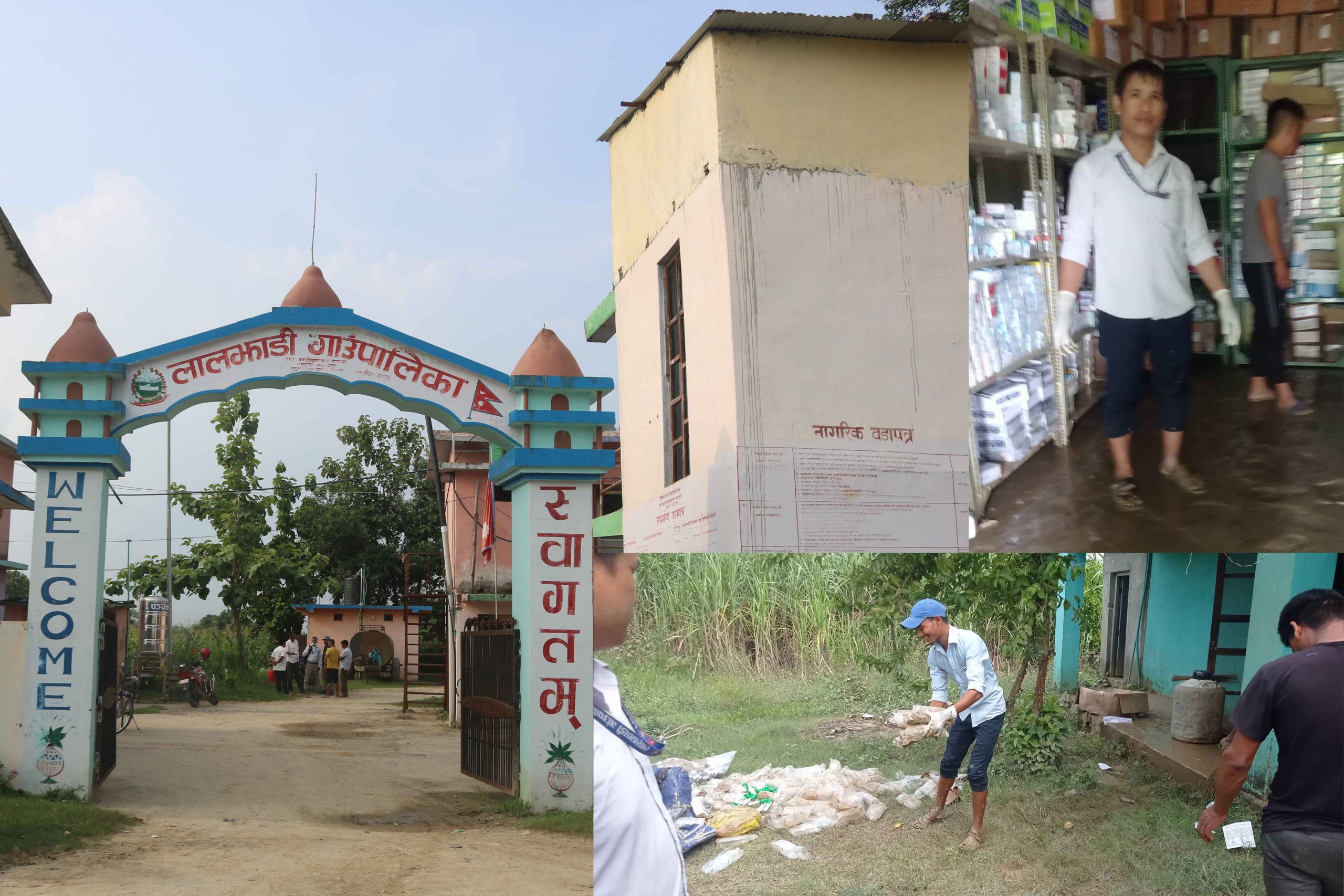 लालझाँडीमा सिटामोलको अभाव, बाढीबाट १२ लाखको स्वास्थ्य सामग्रीमा क्षति