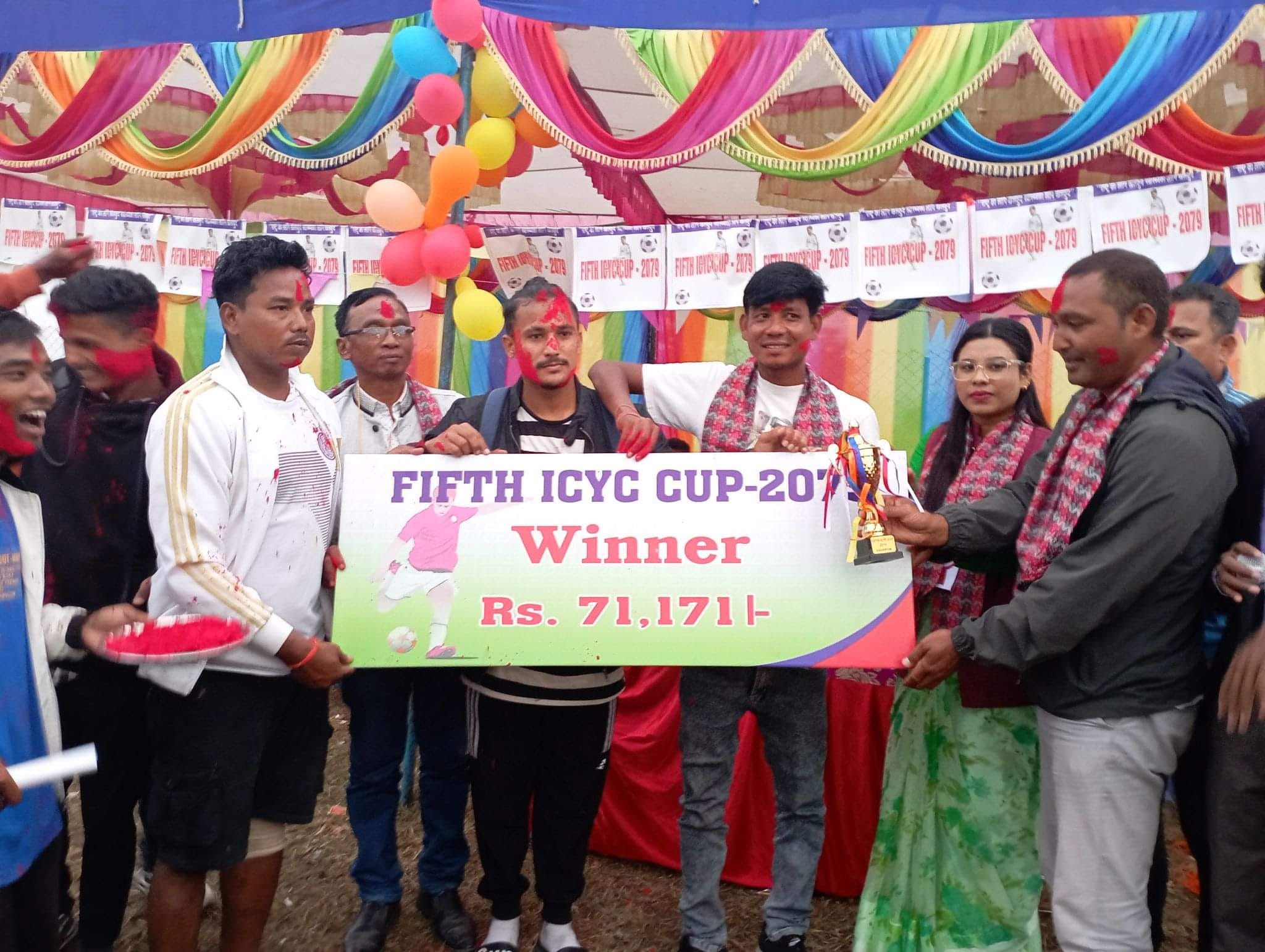 पाचौं आई.सी. वाई सी. कप २०७९: सनि युनाइटेड बिजेता