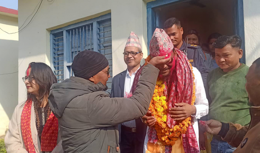 प्रतिनिधिसभा सदस्यमे निर्वाचित चौधरी जेलसे रिहा