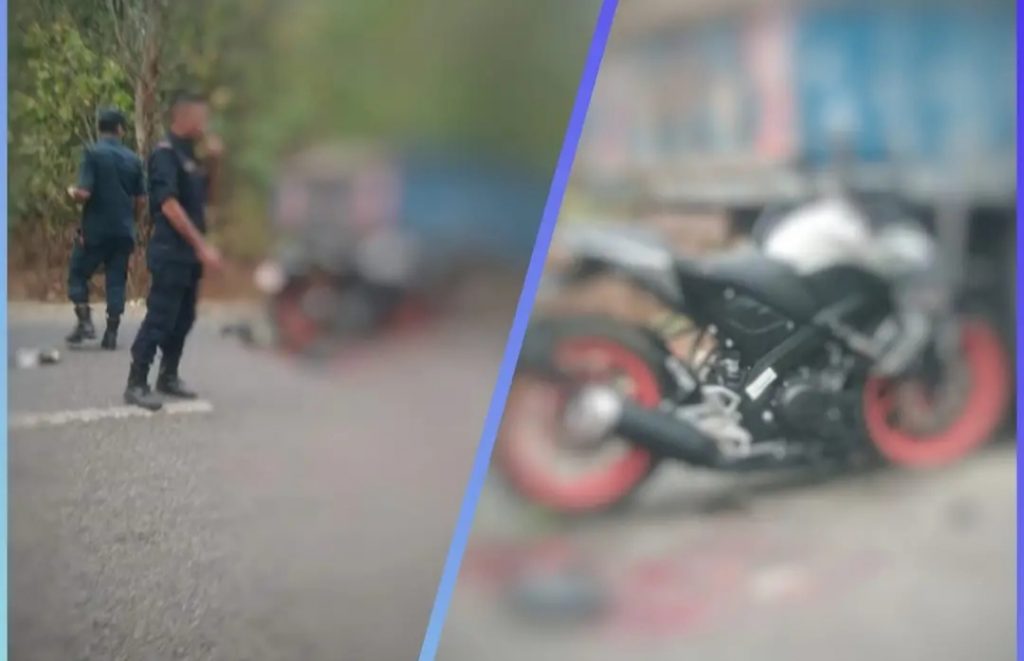 कृष्णपुरमा मोटरसाईकल दुर्घटना हुँदा युवकको मृत्यु