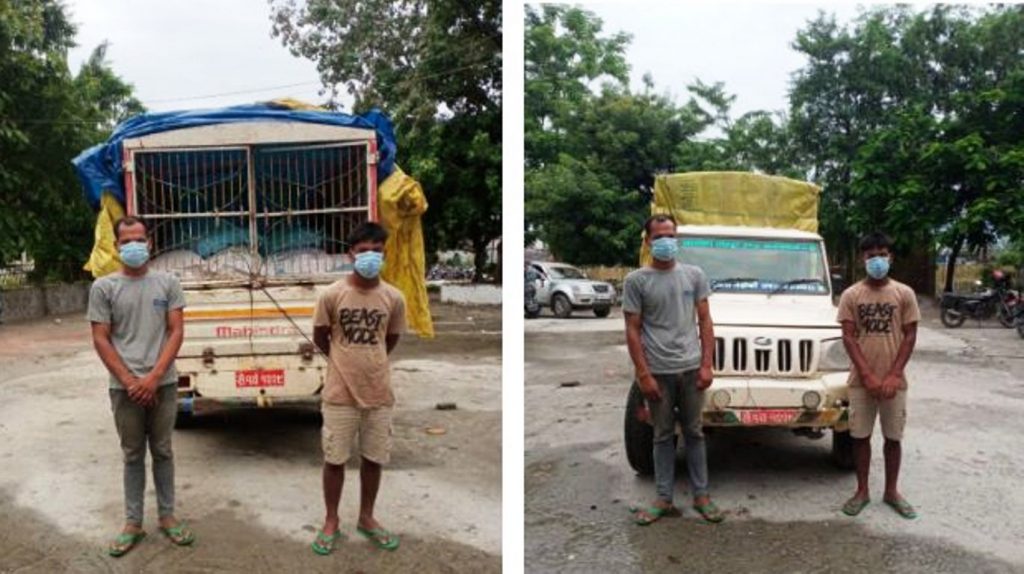 लालझाडीबाट १६ लाख बढीको चिनीसहित बोलेरो जीप नियन्त्रणमा