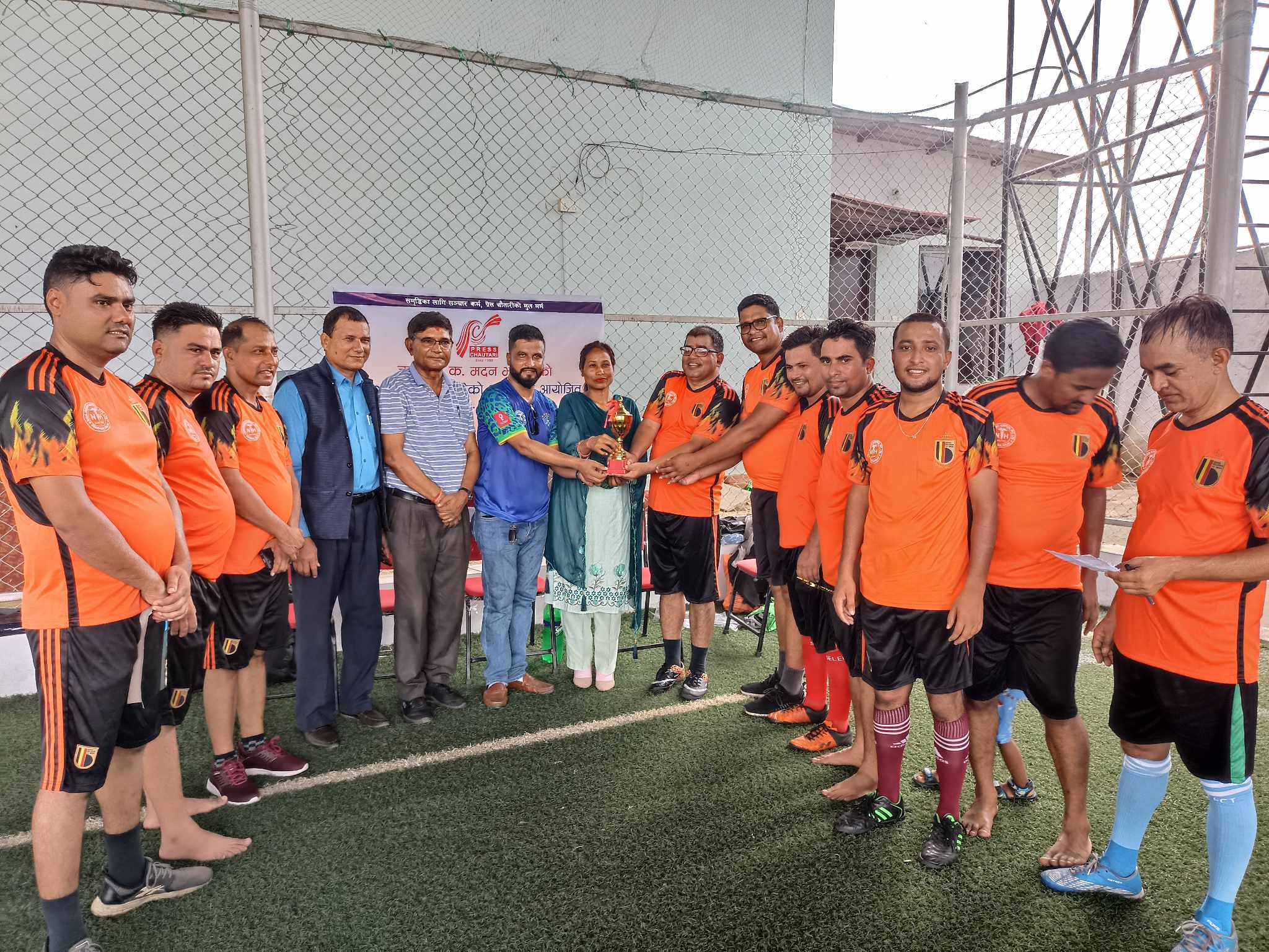 मदन जयन्तीमा फुटसल : प्रेस चौतारी विजयी, आचार्य उत्कृष्ट खेलाडी कैलाली