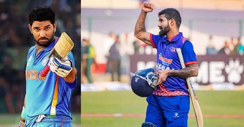 ९ बलमा अर्धशतक प्रहार, नेपाली ब्याट्सम्यानले तोडे युवराज सिंहको विश्व कीर्तिमान