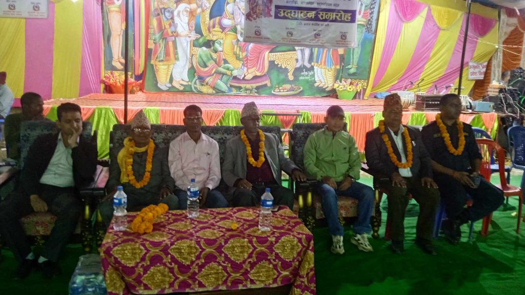 बेलडाँडीमा रामलिला महोत्सव शुरु