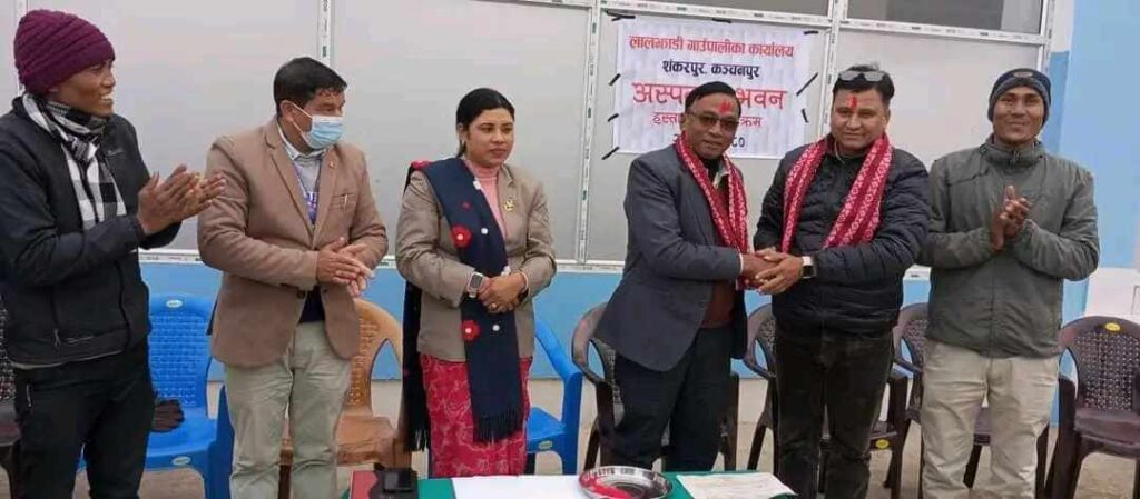 लालझाडीमा पालिका स्तरिय अस्पताल अब छिट्टै सञ्चालन हुने