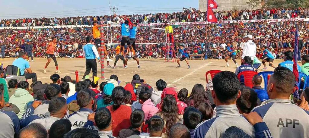 तेस्रो मुख्यमन्त्री राष्ट्रिय भलिबलको उपाधी सशस्त्र प्रहरीलाई