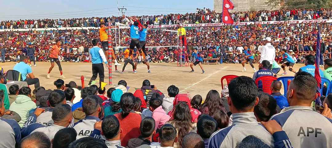 तेस्रो मुख्यमन्त्री राष्ट्रिय भलिबलको उपाधी सशस्त्र प्रहरीलाई