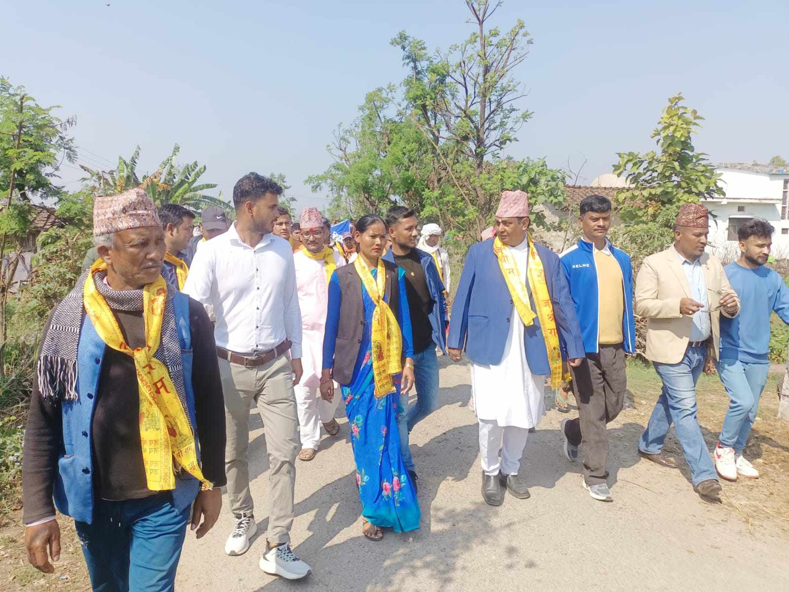 कृष्णपुरमा छाडा पशु चौपाया व्यवस्थापनका लागि महायज्ञ शुरु