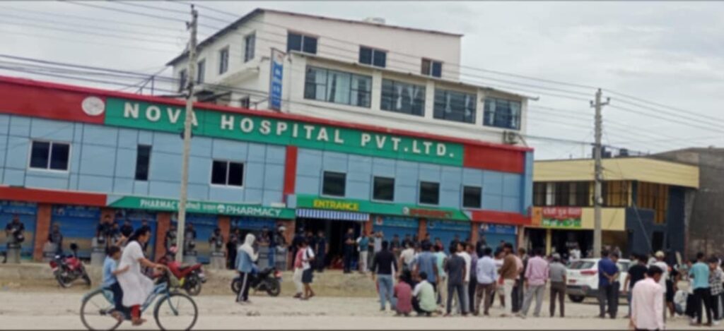 नोभा अस्पताल र नभिसको परिवार बीच सहमति शव बुझ्न तयार
