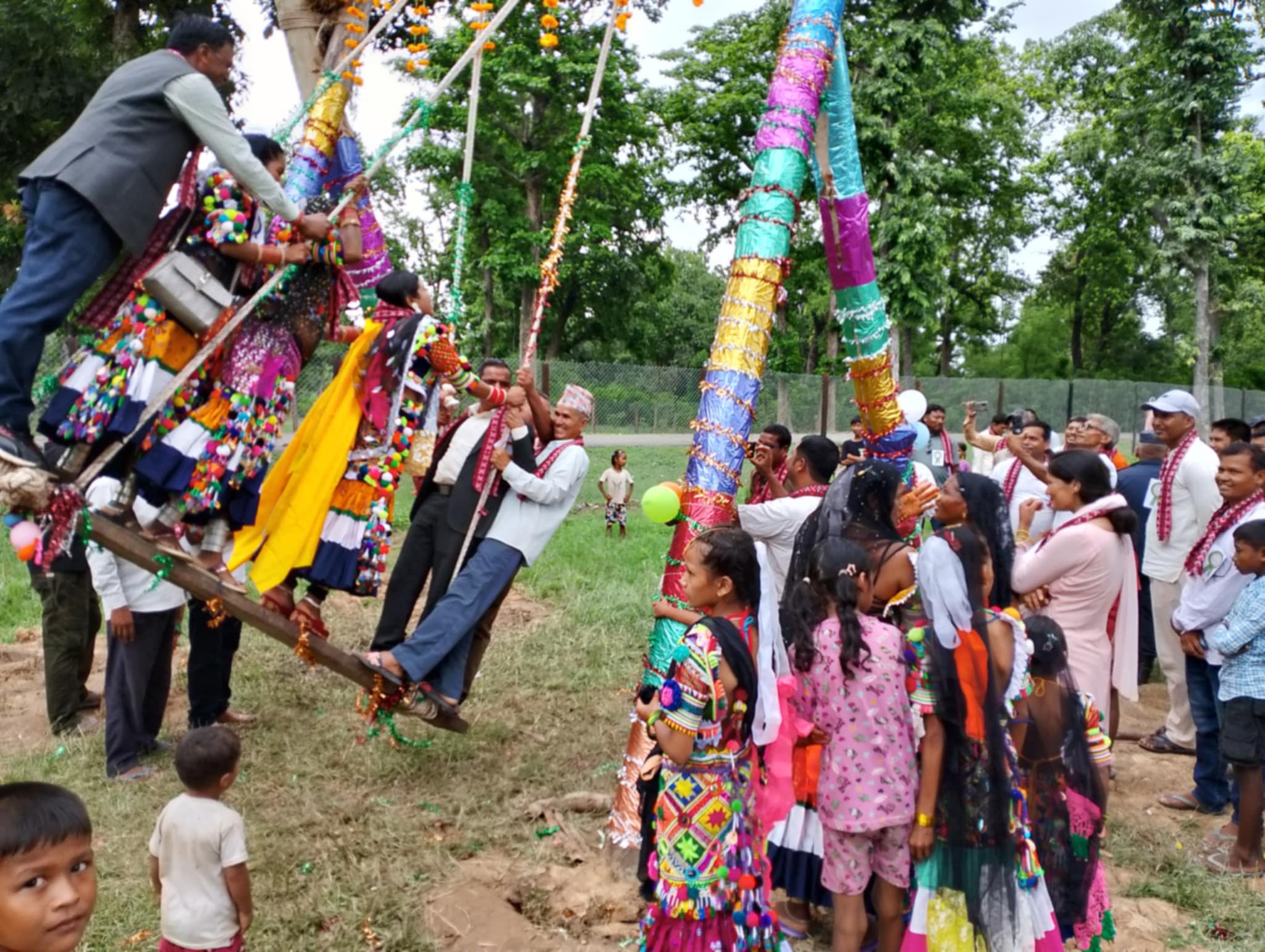 लालझाडीमा रानाथारु तीज विशेष कार्यक्रम सम्पन्न