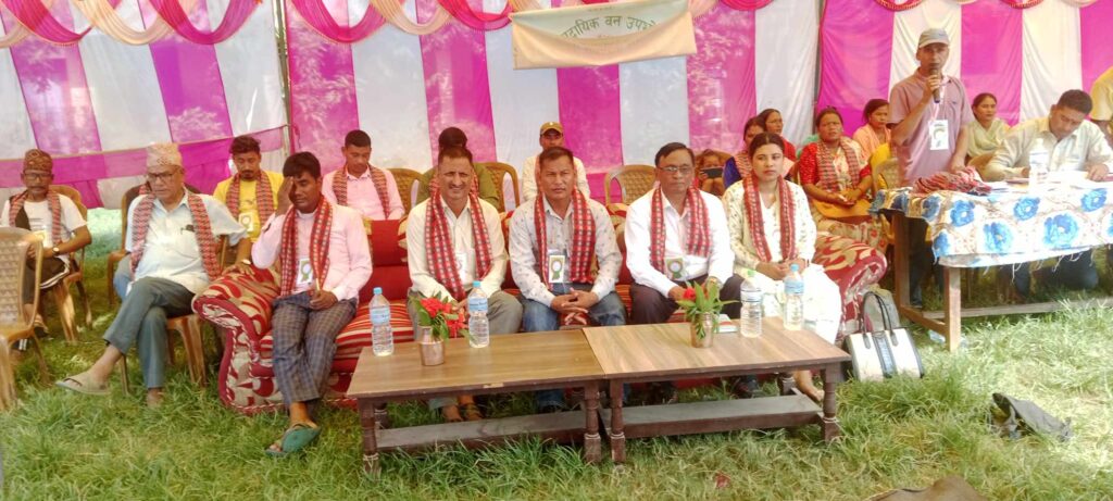 ईटाहा सामुदायीक वन उपभोक्ता समूह को ११ औं वार्षिक साधारण सभा सम्पन्न 