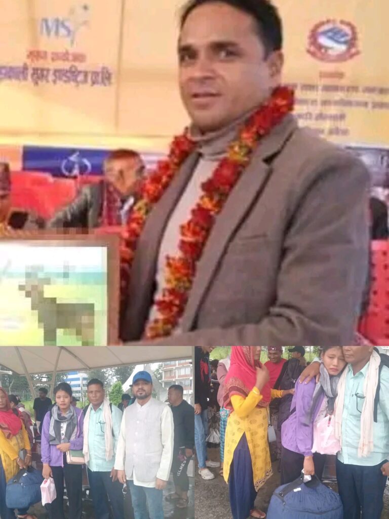 बैदेशिक रोजगारीमा अलपत्र परेकाहरुको सहारा बन्दै काँग्रेस क्षेत्रिय सभापति उपाध्याय