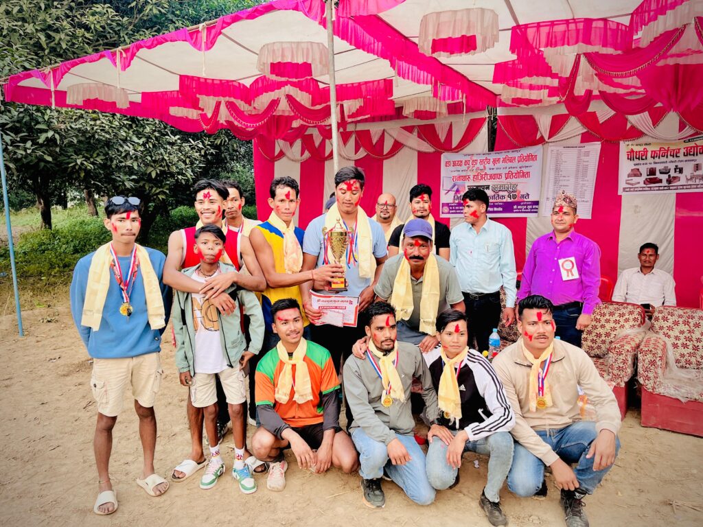 पुनर्वास मा वडा अध्यक्ष कप र रानाथारु हाजिरीजवाफ प्रतियोगिता सम्पन्न