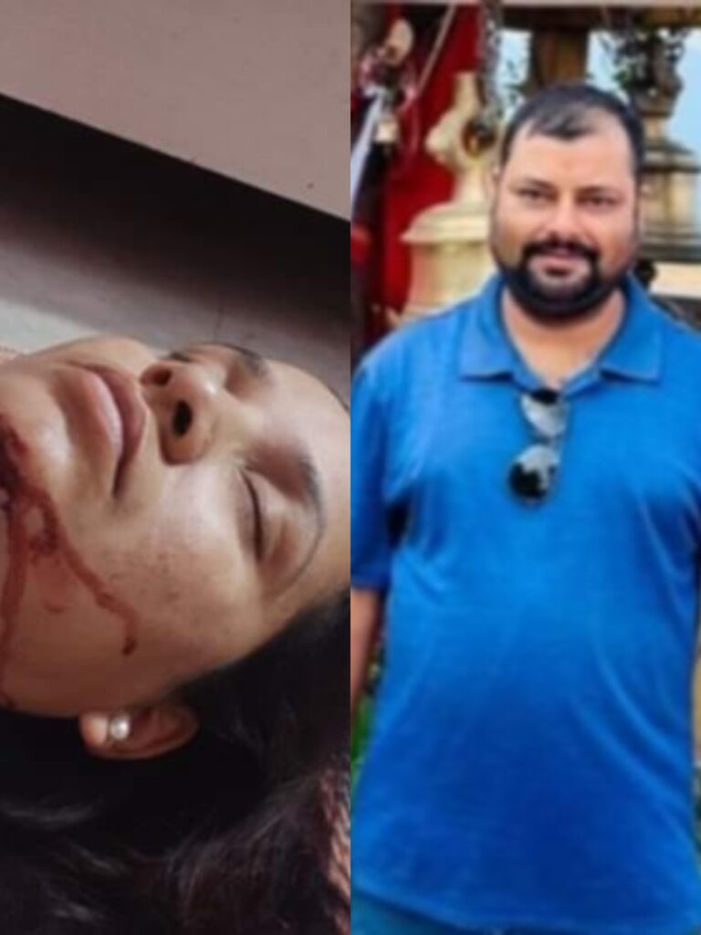 सुप विश्वविद्यालयका उपप्राध्यापक भट्ट श्रीमती कुट्दै प्रहरीमा मिलापत्र गर्दै 