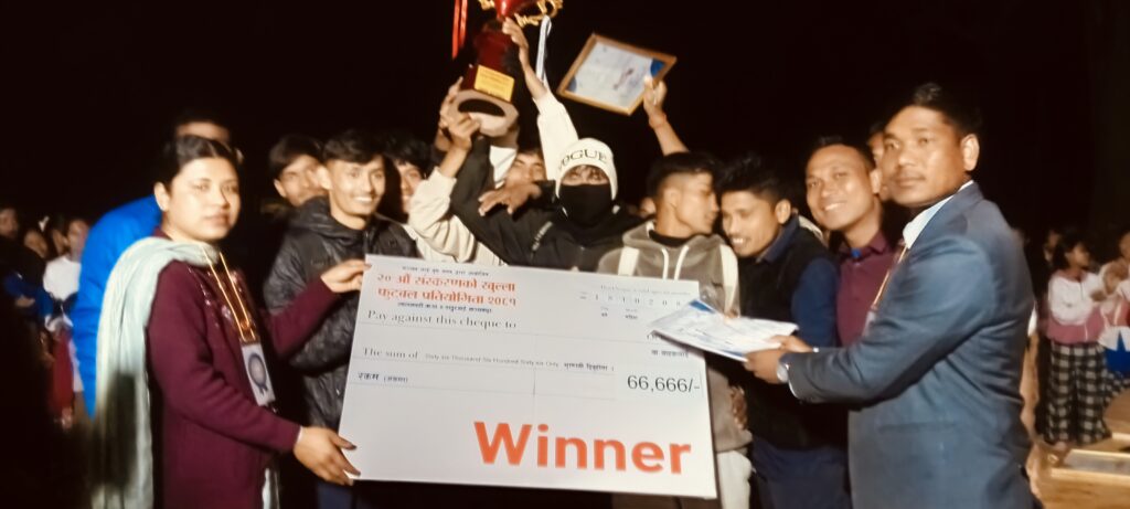 कञ्चन जाई यूथ क्लब को उपाधि अंकित अटो वर्कशप लाई 