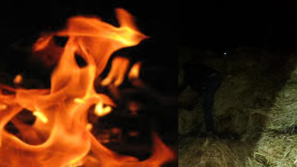 मनेहरा गाउँमा परालमा आगलागी, १५ दिनभित्र तीन घरमा आगलागीको घटना