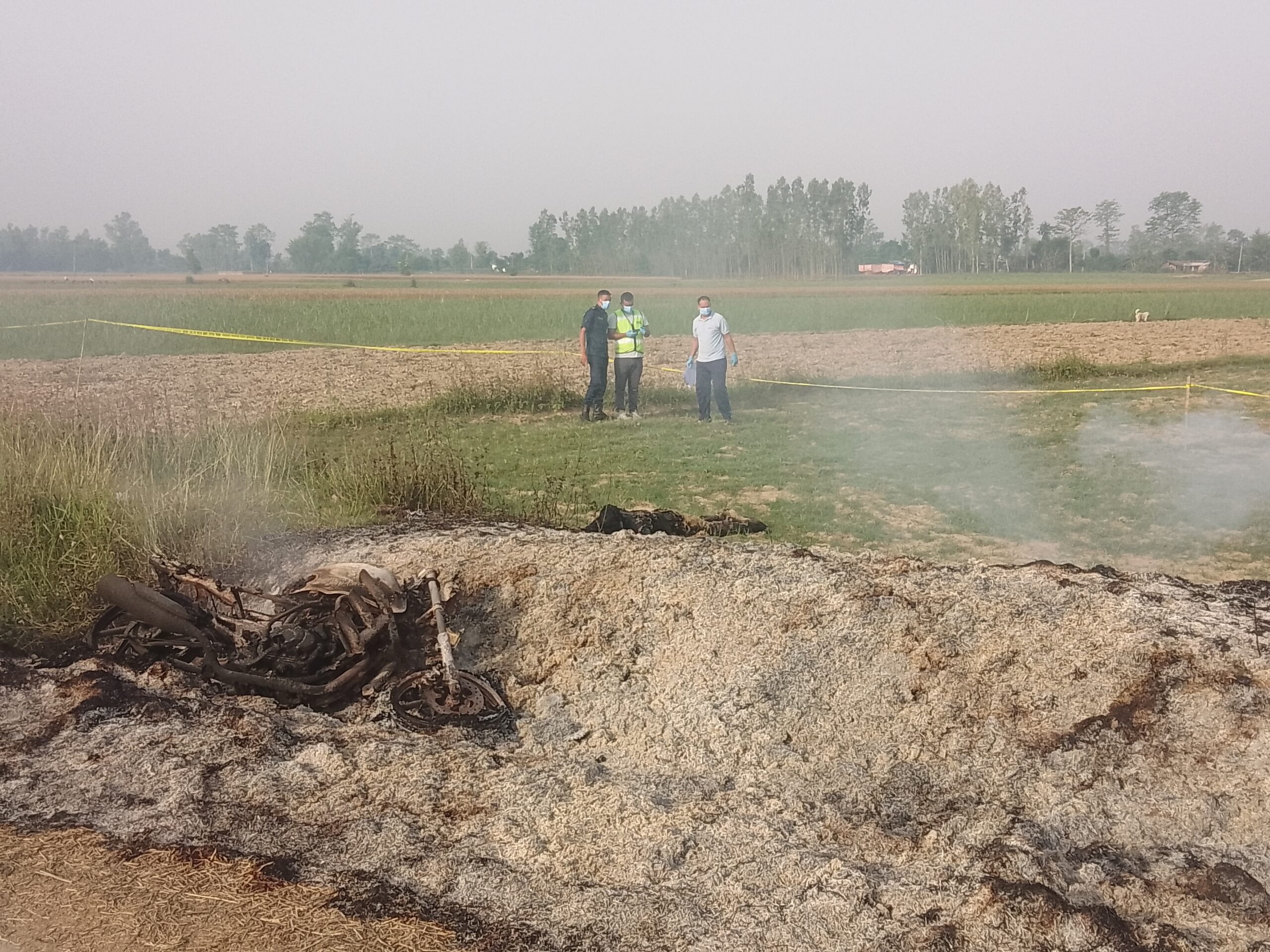 बेलौरीको शिवनगरमा जलेको अवस्था रानाको शव फेला , घटना शङ्कास्पद 