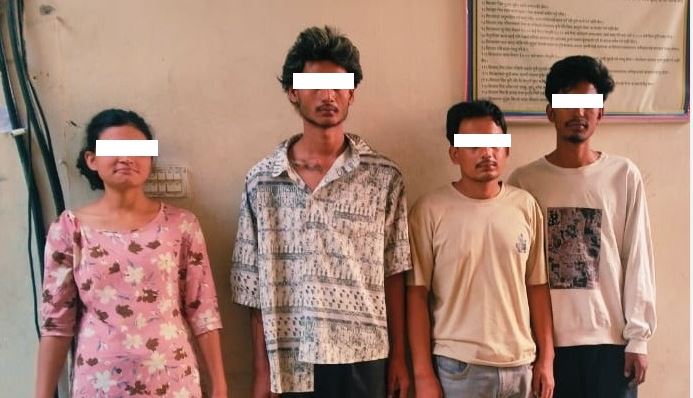 धनगढीमा खैरो हेरोइनसहित चार जना पक्राउ, होटलमा भइरहेको थियो कारोबार