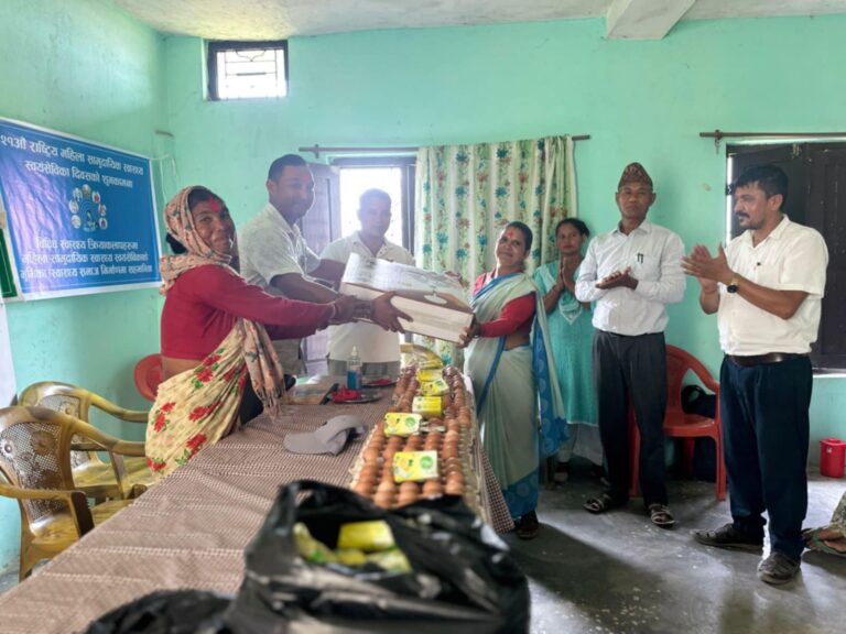लालझाडी-५ मा गर्भवती महिलाका लागि पोषण तथा सरसफाई सम्बन्धी अभिमुखिकरण कार्यक्रम