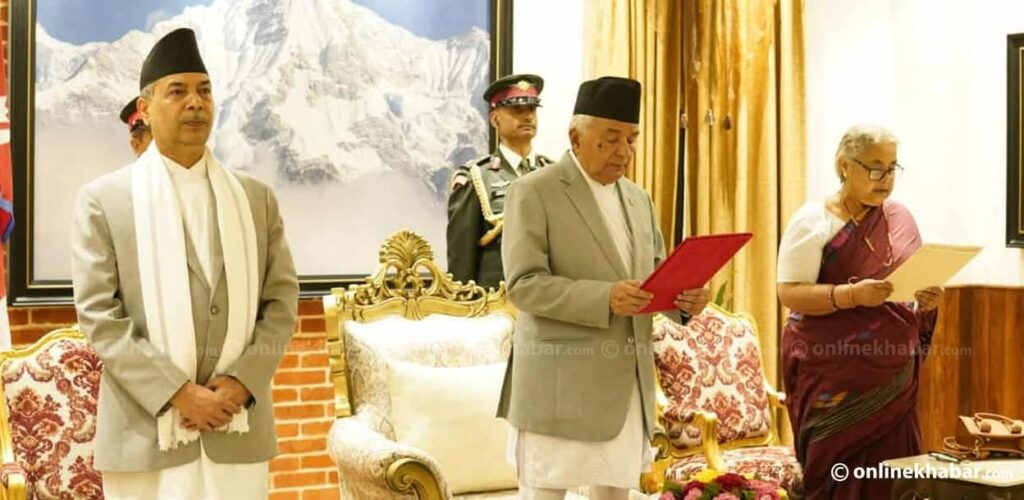 नवनियुक्त प्रधानमन्त्री सुशीला कार्कीले गरे शपथग्रहण