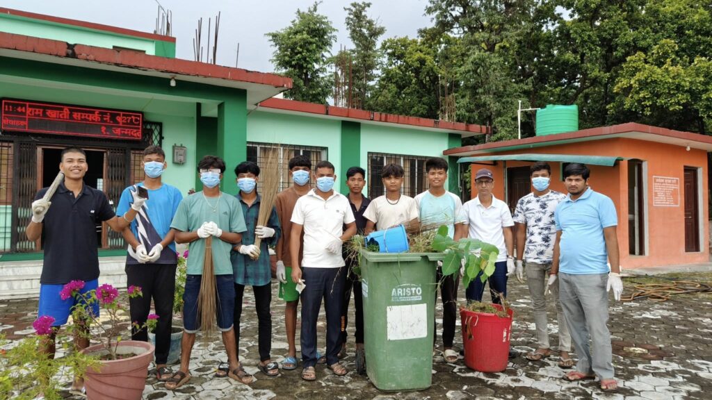धनगढी-७ को वडा कार्यालय मनेहरा स्पोर्ट्स क्लवले चम्कायो