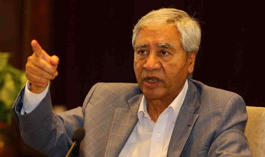 कांग्रेस सभापति देउवाले तोके उपसभापति पूर्णबहादुर खड्कालाई कार्यवाहक